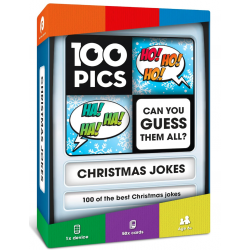 100 PICS Christmas Jokes Family Game
